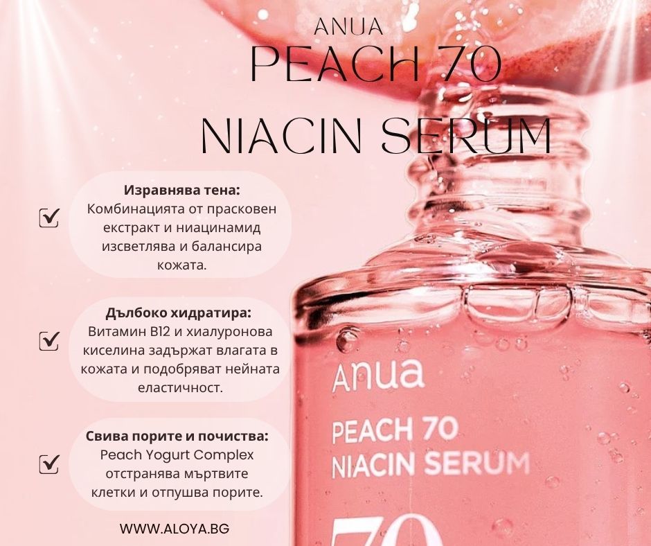 Anua - Peach 70 Niacin Serum 30ml